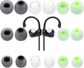 Earbud Tips Ear Bud Tips Soft Anti Slip Washable and Reusable Silicone Replacement Earbud Tips Fit Most in-Ear Earbuds(Inner Hole 3.8mm -5.1mm) 18pcs S M L