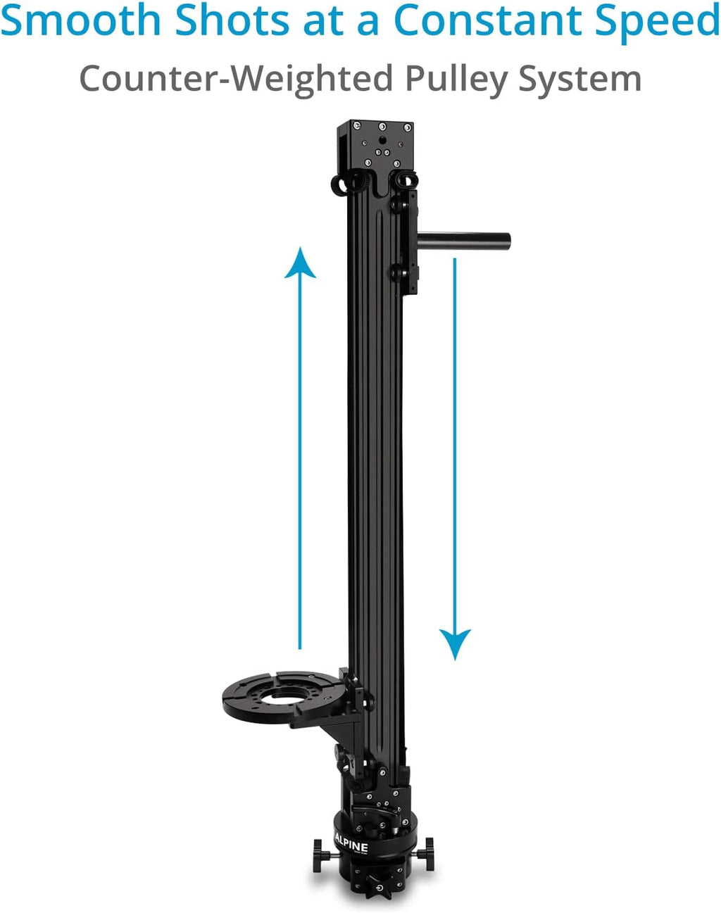 Proaim Alpine Vertical Tower Mitchell Camera Slider w Euro Base + Bag Packing (SL-ALPN-01)