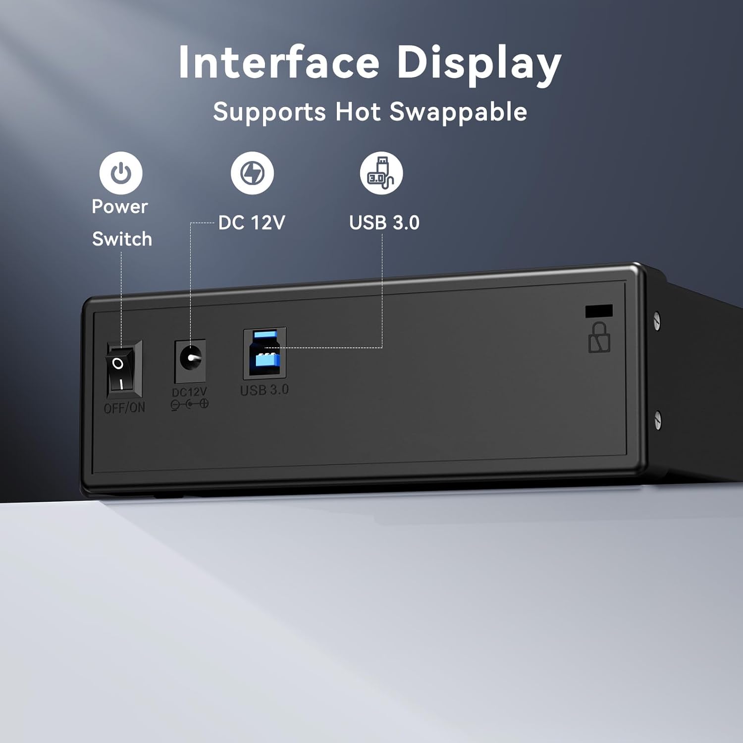 5.25" Blu-Ray/CD/DVD SATA Drive enclosure with USB A/C 3.0, 5.25 drive enclosure, Optical Drive Enclosure, Aluminum Alloy, Hot swappable(Optical Drive not included)
