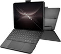 Universal Keyboard Case for 9-11 Inch Tablets, Bluetooth Detachable Keyboard for Android Tablets/iPads/Galaxy Tabs, Magnetic Backlit Keyboard with Washable Adhesive Mount & Any-Angle Stand & Trackpad