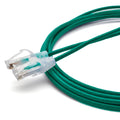 TRUECABLE Cat6 Component Rated Patch Cable, Unshielded (U/UTP), 10ft, Green, 28AWG Solid Copper, Snagless 10G High-Speed Ethernet Cable, PoE++ 4PPoE 100W, UL Listed, RoHS-3, 1 Pack