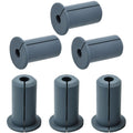 6pc Starlink Cable Grommet 3/4" Silicone Waterproof Wall Hole Pass Through Split Cable Bushings for TV Wire Ethernet Cord, Starlink Cable Routing Kit Accessories,38mm/1.5"Ht, Grey