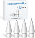 Replacement Tips for Apple Pencil Accessories - 4 Pack Mix Replacement Pencil Tips for Apple Pencil 2nd/ 1st Gen/USB-C/Pencil Pro