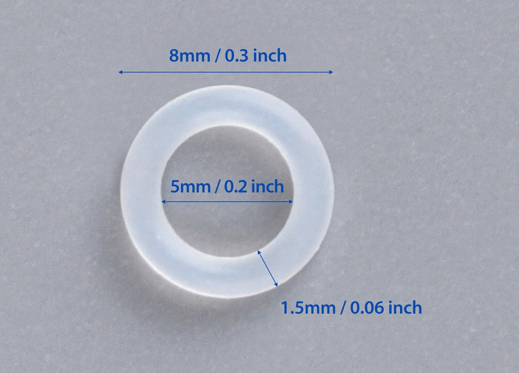 150PCS Rubber O Ring Switch Dampeners Damper for Mechanical Keyboard, Clear Cherry MX Switch Keyboards Keycap Dampers