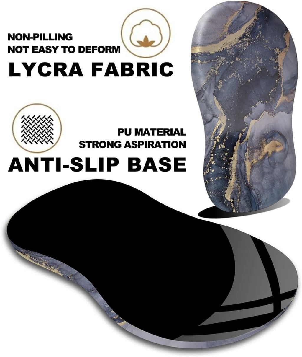 Mouse Pad Wrist Support, Ergonomic Mouse Pad with Massage Dot, Comfortable Computer Mouse Pad for Laptop, Wrist Rest Pain Relief Mousepad with Non-Slip PU Base for Office & Home, 12 x 8 in