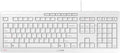 Cherry Stream Keyboard - Wired USB Keyboard - SX Scissors Mechanism - GS Approval - QWERTY – White