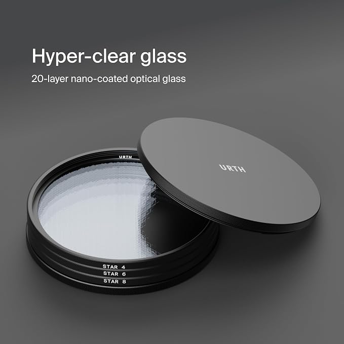 Urth 49mm 3-in-1 Star Lens Filter Kit — 4, 8 Point Starburst Effects - Image 3