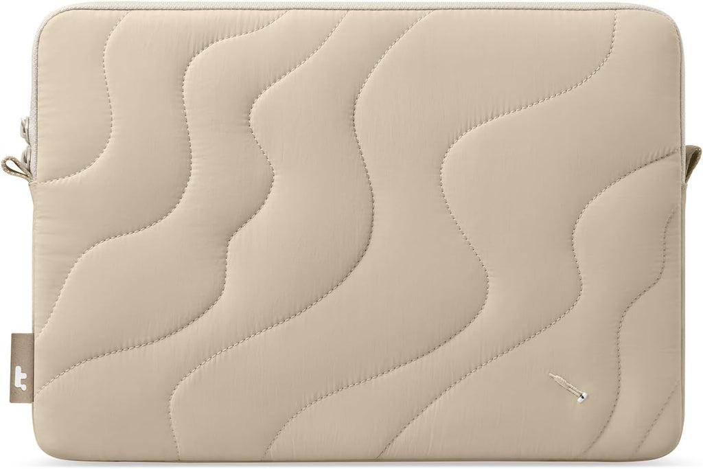 tomtoc 360 Protective Puffy Laptop Sleeve for 15-inch MacBook Air M4/A3241 2025, M3/A3114 2024, M2/A2941 2023, 15-inch Surface Laptop 7th(Copilot+ PC)/6/5/4/3, Quilted Puffer Soft Computer Case Bag
