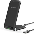 15W Wireless Charger Stand, Foldable Charging Station for Samsung Galaxy S25 S24 S23 S22 S21 S20 Ultra S10 S9 S8 S7 Note10 9 8 7, Desk Stand Up Phone Charger iPhone 16 15 14 13 12 Pro Max