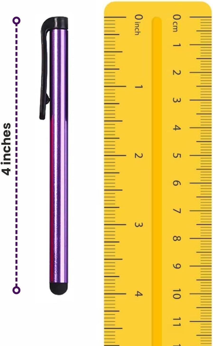 Stylus Pens for Touch Screens, 500 Pieces Stylists Pack Universal Colorful Long Metal, Touch Screen Pens for iPad, iPhone, Android, Galaxy, Chrome Book, Tablets, Assorted Colors All Touch Devices-4"