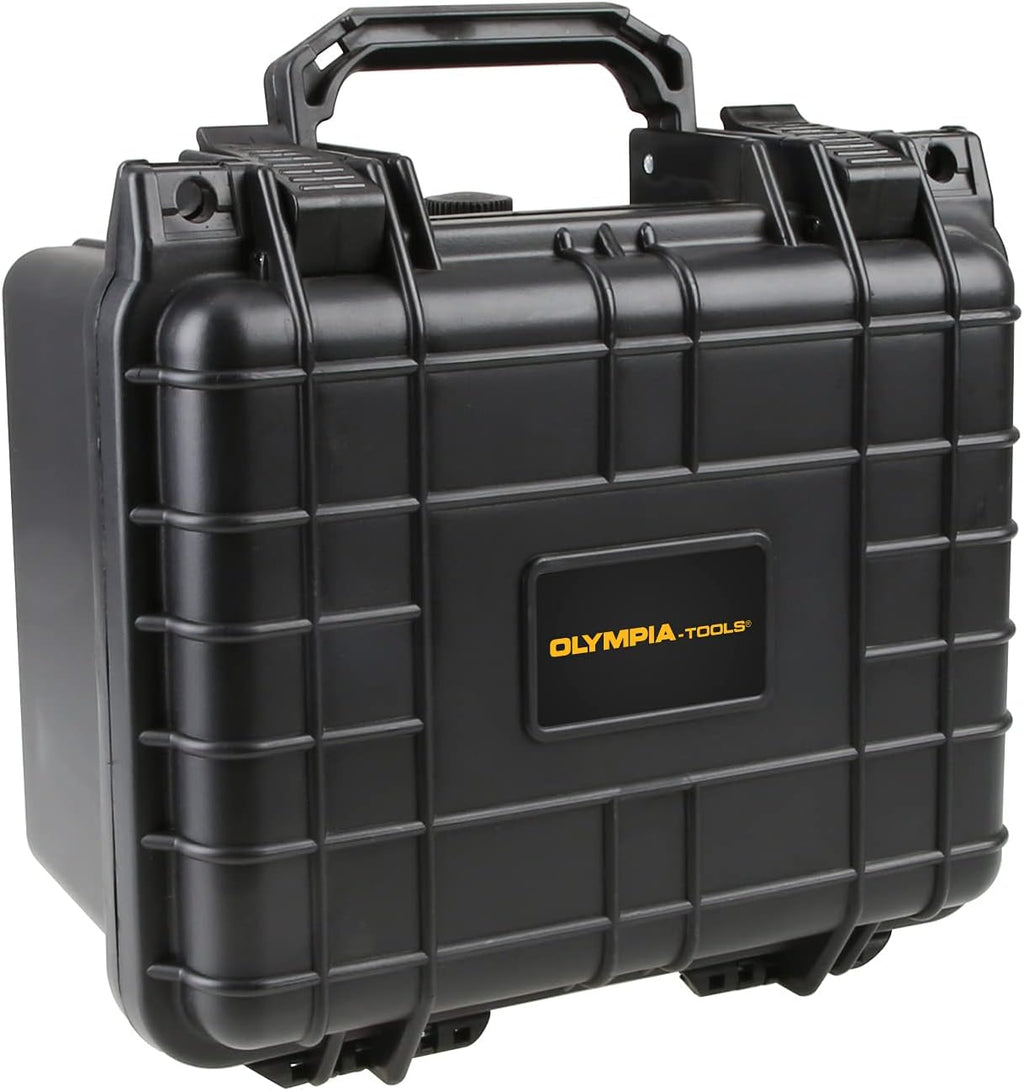Olympia 10.47" Waterproof Hard Case with DIY Customizable Foam, Fit use of Gear, Equiment, Camera and so on