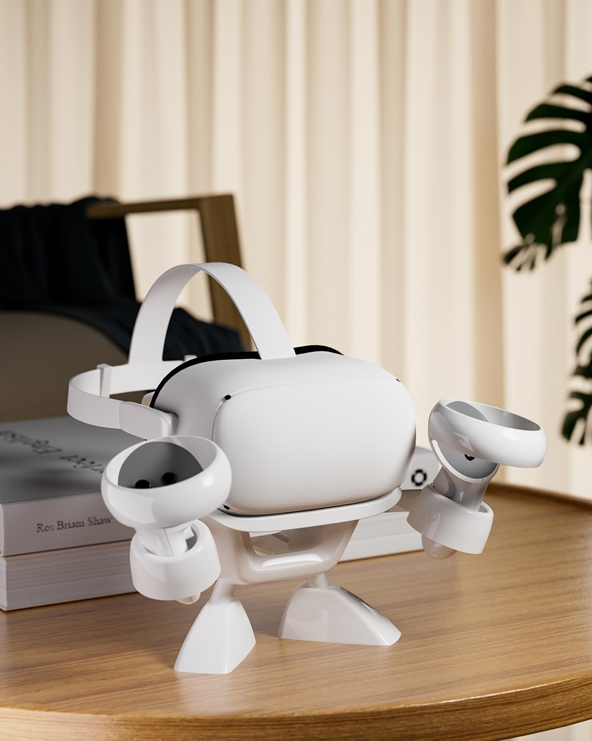 Stand for Meta Quest 2/ Oculus Quest 3, VR Stand Headset Display Holder Storage Accessories, Organizer Headsets & Touch Controllers