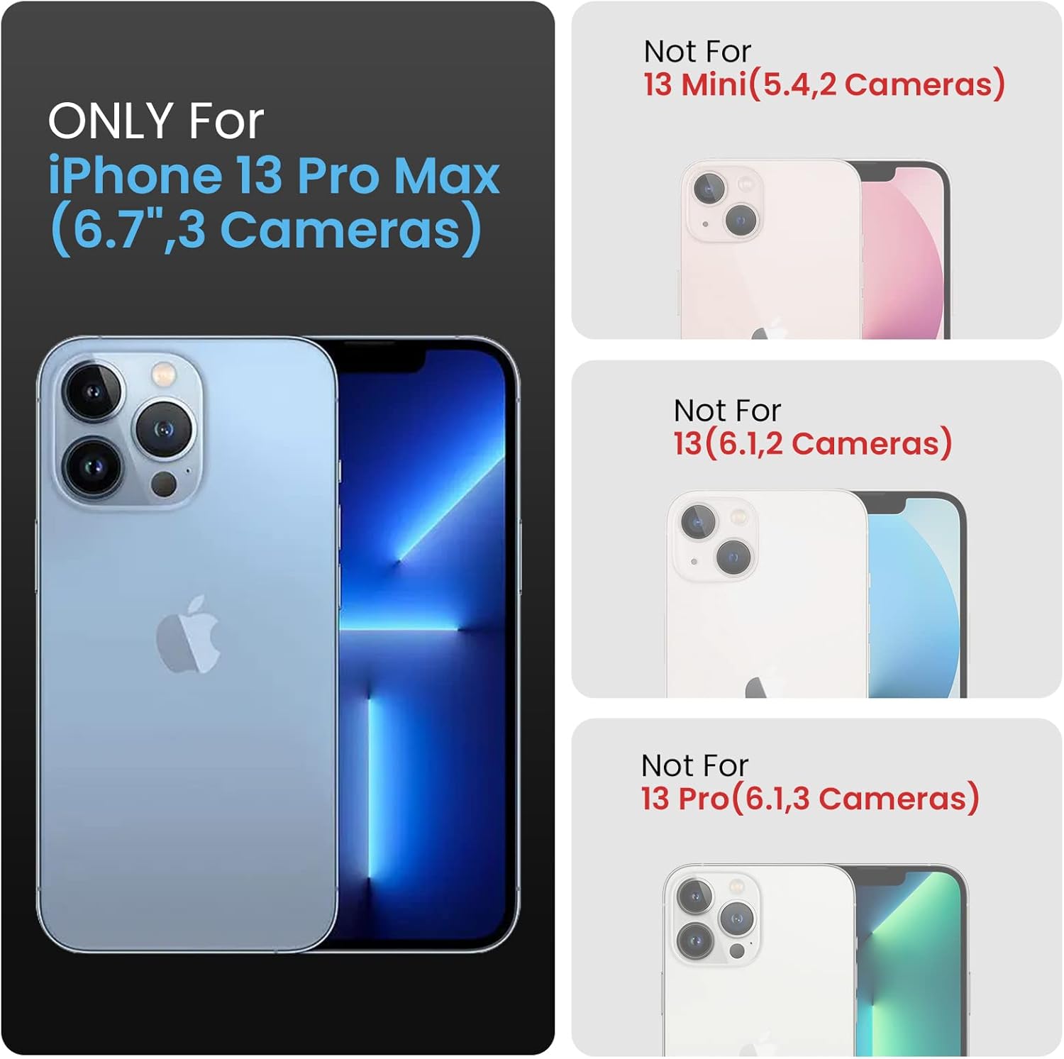 FireNova Designed for iPhone 13 Pro Max Case, Silicone [Camera Protection] Phone Case with [2 Screen Protectors], Soft Anti-Scratch Microfiber Lining Inside, 6.7 inch, Purple