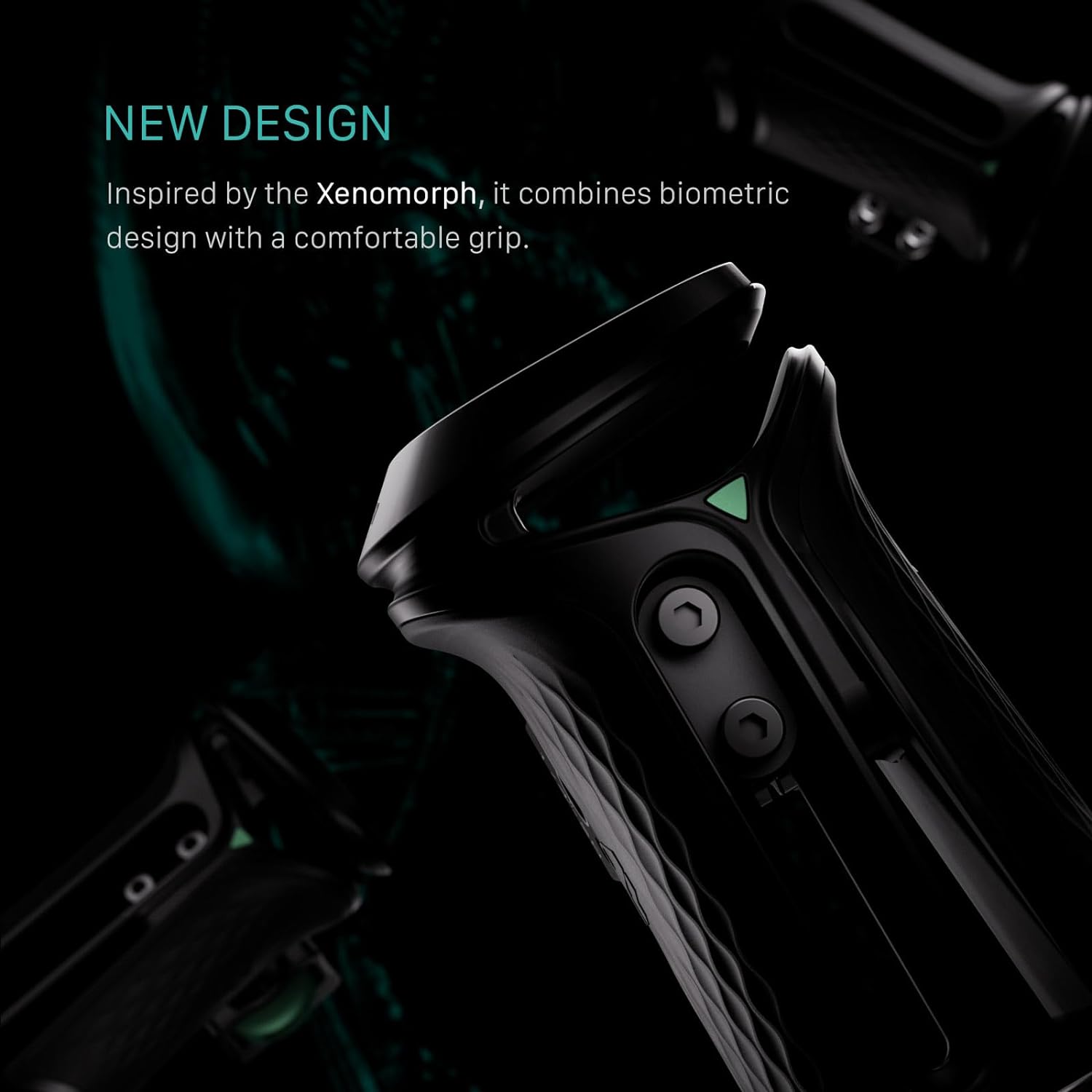 Tilta Xeno Side Handle for Filmmakers & Cameras - Black | Secure Connection & Helps Prevent Rotation | Adjustable Height | Textured Silicone Grip | Convenient Assembly (NATO)