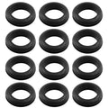 12 Pcs Rubber Grommets, 3/4" Inside Diameter 7/8" Drill Hole Rubber Wire Grommets for Wire, Firewall, Cables, Plugs