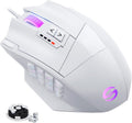 UtechSmart Venus Gaming Mouse RGB Wired, 16400 DPI High Precision Laser Programmable LED MMO Computer Gaming Mice with 12 Side Buttons