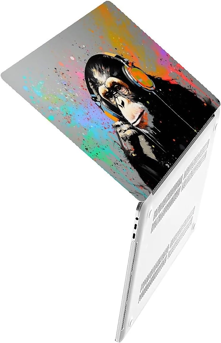 Compatible with MacBook Air 13.3 13.6 Inch Case 2022 2021 2020 2019 Plastic Hard Shell Case Cover,13.3 Pro(A1706/A1708/A1989/A2159/A2289/A2338), Monkey