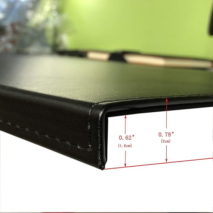 AKOZLIN 27.55”x 15.8" Soft PU Leather Surface Office Desk Mouse Mat Anti-Push - Image 7