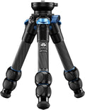 SIRUI Carbon Fiber Tabletop Tripod Kit with ±15° Bowl Adjustment, Compact Ultra-Light Weight Only 0.62kg, Max Load 5kg/11.02lb for Cameras, DSLR（AM-223L）