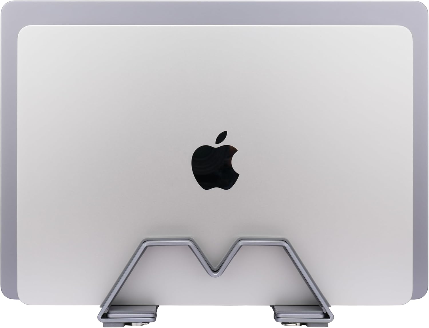 Adjustable Dual Vertical Laptop Stand - Supports 2 Devices Holder, Fit for All Laptops(10-30mm Thickness) - Fashion Design, Adjustable Width, Anti-Slip & Scratch-Resistant, Patented Design