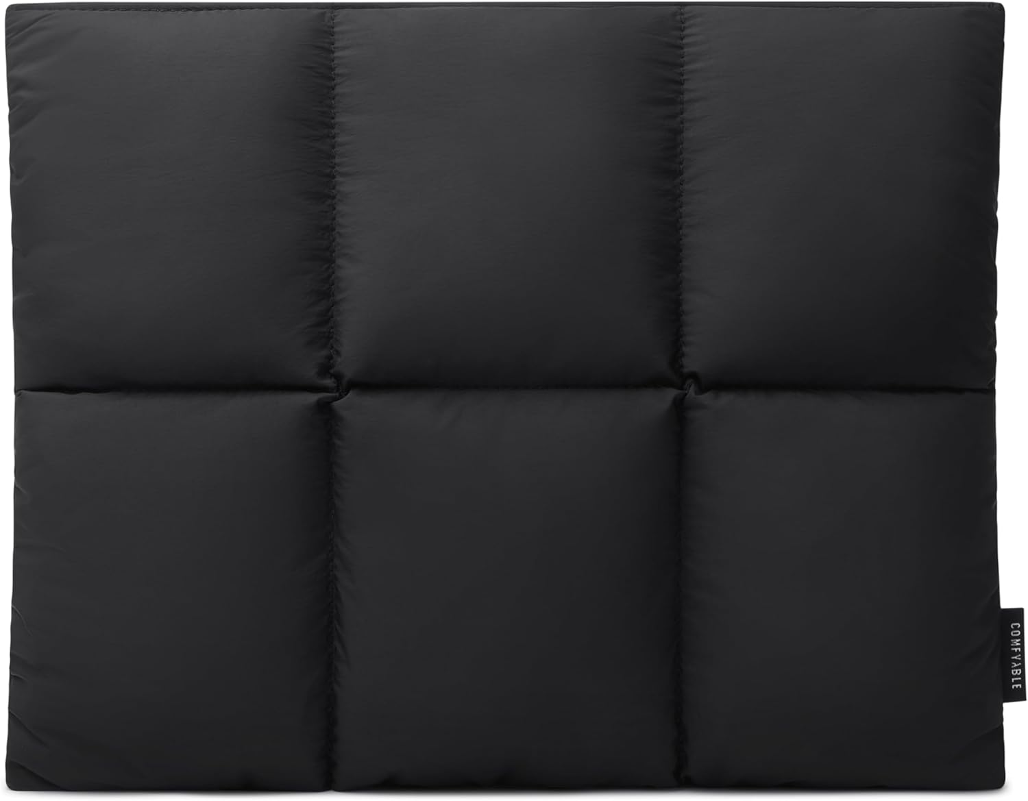 Comfyable Puffy Laptop Sleeve 15 Inch 16 Inch, Quilted Puffer Laptop Carrying Case, Pillow Pouch Compatible for MacBook Air 15 in M4 2025 & MacBook Pro 16 in M4 2024, Black