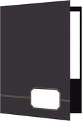 Oxford Monogram Executive Twin Pocket Folders, Letter Size, 4 Pack by Oxford