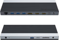 WAVLINK USB C Docking Station 4K Triple Display (2 HDMI + 1 Displayport) with 100W PC Charging, Gigabit Ethernet, 4 USB 3.0, SD/TF Card Slot, Audio, for Dell HP MacBook Lenovo and Other USB C Laptops
