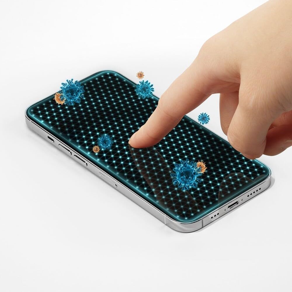 CASETiFY Impact HD Screen Protector [Strengthened 9H aluminosilicate Glass, applicator Included] for iPhone 15 Pro