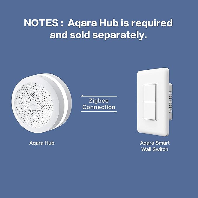 Aqara Smart Light Switch, Requires AQARA HUB, Zigbee Switch, Remote Control and - Image 6