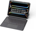 EIP Bluetooth Keyboard Case for iPad Air 13 inch (M3 2025/M2 2024), 13" Magnetic Detachable Case with Trackpad, 7-Color Backlit Keys, Stylus Shortcut Support, Slim Protective Cover