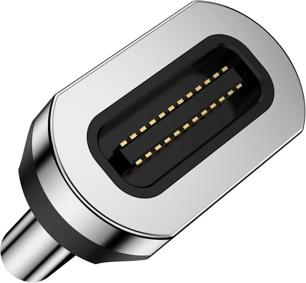 Magnetic Connector Tips Head for USB-C Android Devices (4 Pack), only Compatible 5A Magnetic Charging Cable or Magnetic Adapter