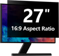 Computer Privacy Screen Protector 27 Inch with Hp Dell Acer Asus Samsung LG and More, Removable Security Shield Filter for 16:9 Aspect Ratio Monitor Like ViewSonic Sceptre AOC Koorui BenQ(27" Diagonal 16:9 1 Pack)