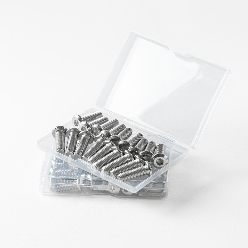 3/16-24 x 5/8" (50 Pack) Flat Head Hex Socket Cap Screws Bolts, 304 Stainless Steel 18-8, Hex Drive, Bright Finish, Fully Machine Thread