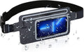 Dry Bags Waterproof Fanny Pack Women for Swimming Men Kids Beach Travel Water Sports Kayaking Boating Floating Fishing Hiking,Running Belt Bag GYM Exercise, Small Cell Phone Waist Pouch Black