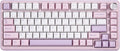 YUNZII B75 PRO Wireless Mechanical Keyboard,75% Layout with Knob,Hot Swap Gasket Custom Structure,Creamy Pre-lubed Switches,RGB Backlit,Bluetooth/Type-C/2.4G for Win/Mac(Cocoa Cream V2 Switch,Purple)