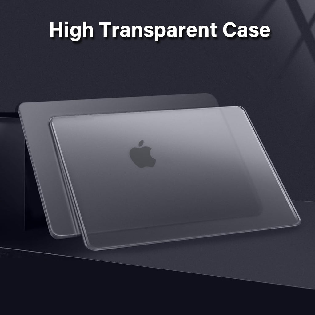 MOSISO Compatible with MacBook Pro 16 inch Case 2025 2024 2023 2022 2021 M4 M3 M2 M1 A3403 A3186 A2991 A2780 A2485, Natural Original Color Hard Case&Keyboard Cover&Screen Film&Type C, Space Gray Clear