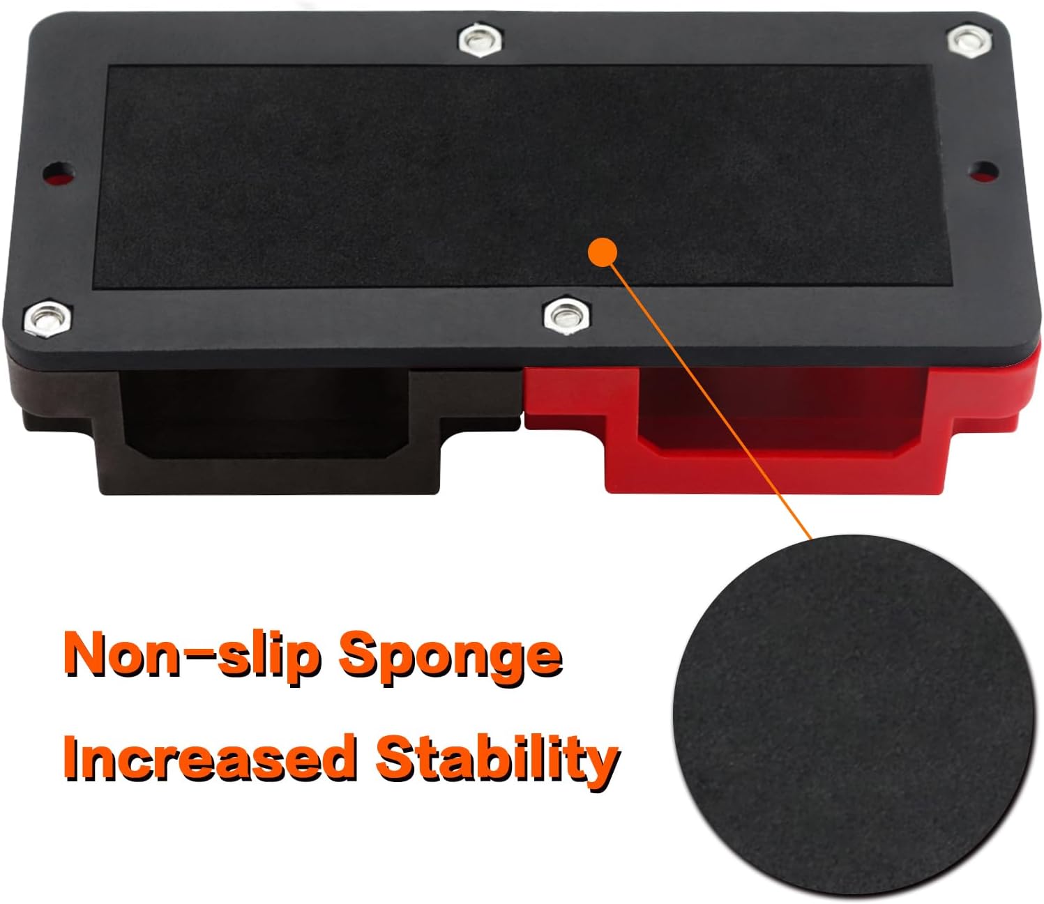600A 48V Bus Bar Box 4 Stud (3/8 inch) M10 High Current Tin Plated Copper Distribution Block Positive Negative Independent Modules Electrical Battery Ground Buss Bar with Cover for RV Marine