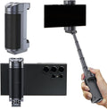 TELESIN° Smartphone Grip Selfie Stick, Bluetooth Mobile Phone Handle Holder, Mobile Phone Shutter Grip with Detachable Remote for One-Handed Control Compatible Samsung Android Video Shooting