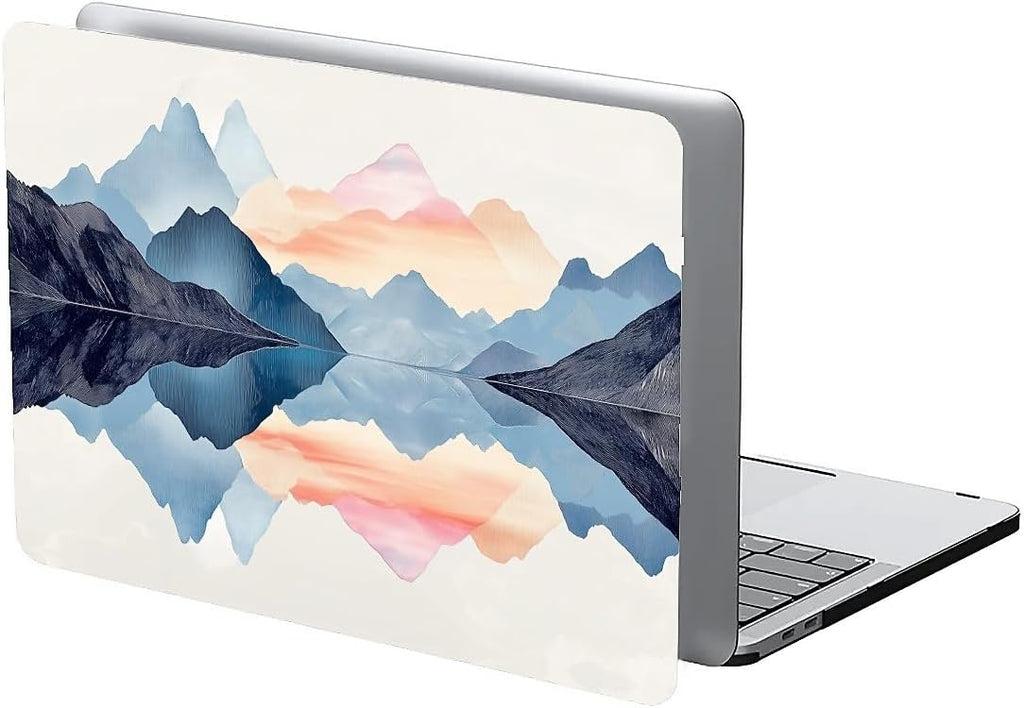 Compatible with MacBook Air 13.3 13.6 Inch Case 2022 2021 2020 2019 Plastic Hard Shell Case Cover,13.3 Pro(A1706/A1708/A1989/A2159/A2289/A2338), Mountains and Water