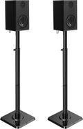 Mounting Dream Speaker Stands Height Adjustable for Satellite & Small Bookshelf Speakers, Set of 2 Floor Stand Mount for Bose Polk JBL Sony Yamaha and Others - 11LBS Capacity MD5402