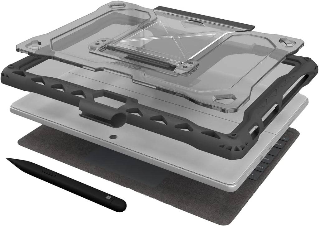 MaxCases Shield Extreme X2 for Microsoft Surface Pro 8 (Gray)