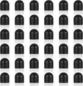 36Pcs Stylus Tips Replacement Tips Only, Soft Rubber Tip, 0.24inch (6mm) Replacement Nibs for Touch Screen Pen, Universal Stylus Ends, No Scratches