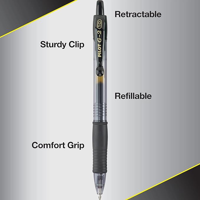 Pilot G2 Premium Gel Roller Pens, Bold Point 1 mm, Journaling, and Office - Image 6