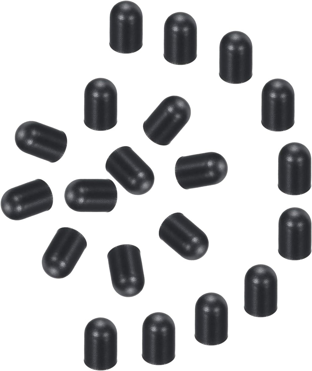 MECCANIXITY 20pcs Replacement Stylus Pen Tips 4.5mm Conductive Capacitive Touch Screen Pens Tips Silicone Rubber, Black