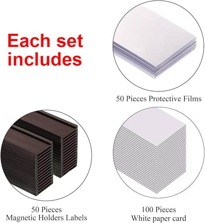 C Channel Magentic Label Holders 2x5.5 Inches - Image 3