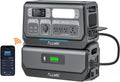 ALLWEI 2400W Portable Power Station and B200 PRO Expansion Battery, 4096Wh LiFePO4 Battery 4 AC Outlets Up to 2400W for Home, Outdoor Camping, RV, With 1500W AC Charging &1200W Solar Charging