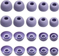 Replacement Earbud Tips for Powerbeats Pro2 Ear Tips [10 Pairs] – XL/L/M/S/XS Silicone Earbuds Tips Compatible with Beats Studio Buds/Beats Fit Pro/Solo Buds, Purple