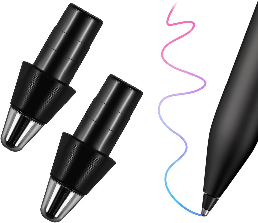 REEYEAR Replacement Tips Set fits for Remarkable Paper Pro Maker Pen, 2 Pack No Wear Out Titanium Alloy Tips, Durable Nibs, Fine Point Design for Precise Writing, Long-Lasting (Not for rM1/2)
