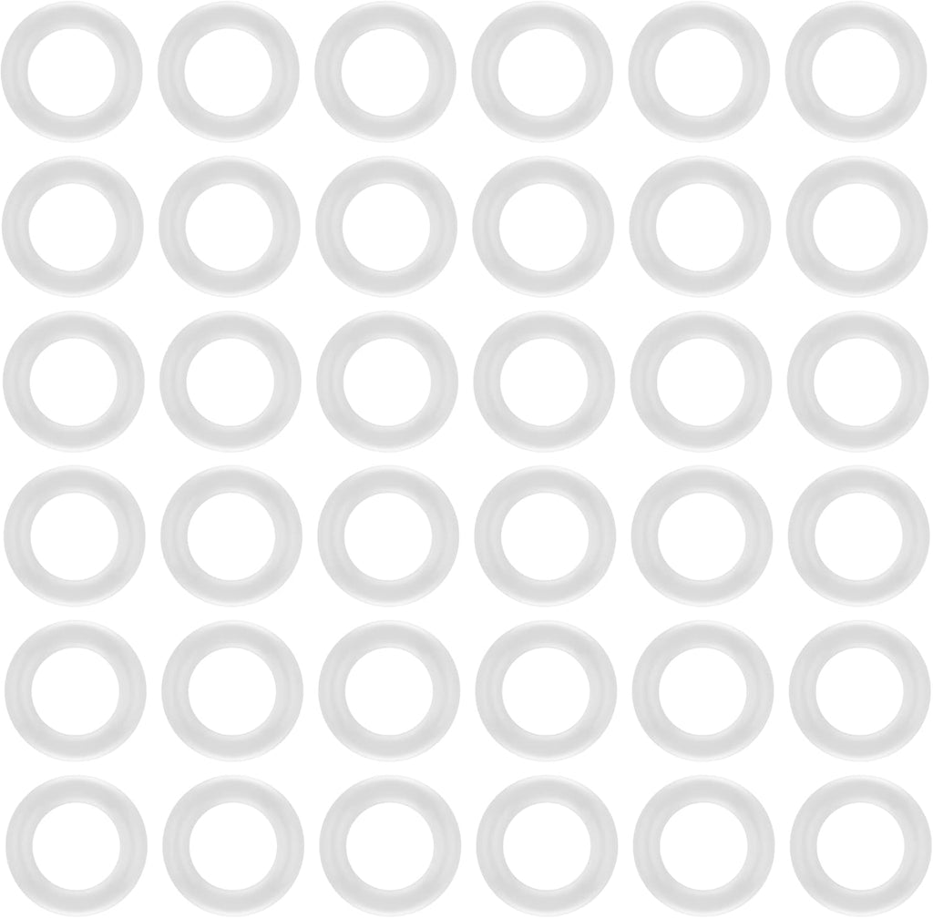200Pcs Clear O-Ring Switch Dampeners Keycap for Mechanical Keyboard Cherry Mx, White…