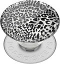 PopSockets Plant-Based Phone Grip with Expanding Kickstand, Adhesive Grip, Eco-Friendly - Black Leopard